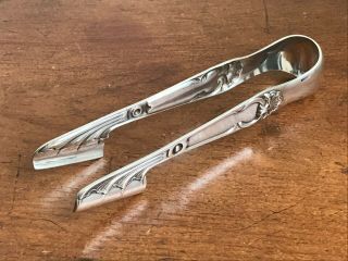 Antique Late 19th/early 20th Century Christofle Silver Plated Asparagus Tongs