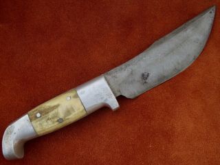 Vintage Antique Hunting Knife Wwii Rudy Ruana 15c Square Cut 1938 - 1944 Very Rare
