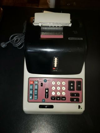 Vintage Olivetti Divisumma 24 Electronic Mechanical Calculator Rare