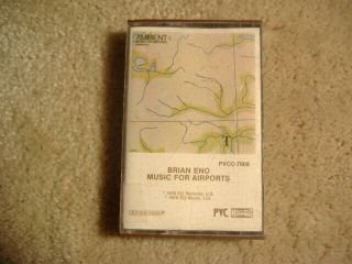 Brian Eno - " Music For Airports " Rare Cassette/ Not A Cd Or Lp/ 1978/ Ambient