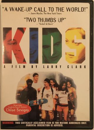 Kids (1995,  Dvd) Chloe Sevigny,  Larry Clark,  Harmony Korine Oop Rare