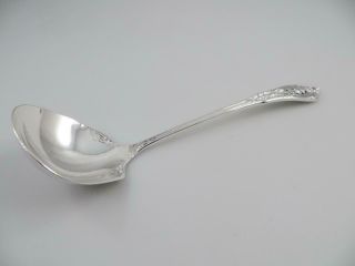 Cream,  Sauce Ladle Rose Point Wallace Sterling Silver Flatware 5 - 5/8 "