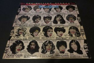 Rolling Stones Rare 1978 Lp Limited Edition Cover Art For ‘some Girls’
