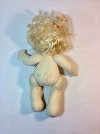Vintage 1985 Mattel My Child Doll Blonde Girl w/ Green Blue Eyes 3