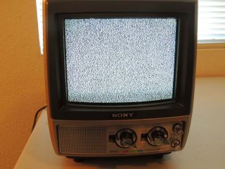 Rare Vintage Sony Kv 9300 Portable Trinitron Tv With Antenna