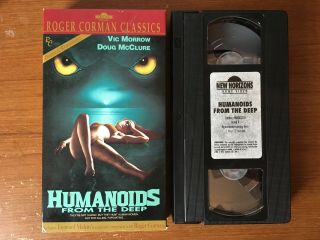 Humanoids From The Deep Vhs Roger Corman Horror Sci - Fi Rare