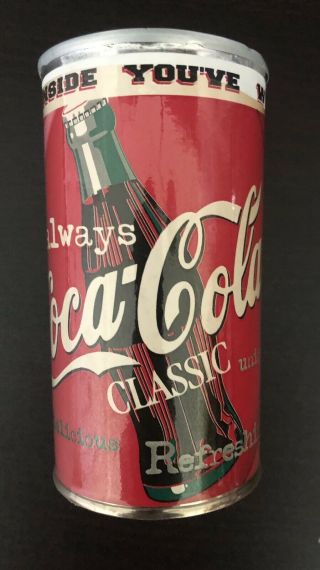 Rare Vintage Collectible Coca - Cola Memphis Tigers Bean Bag Tiger In A Can Plush
