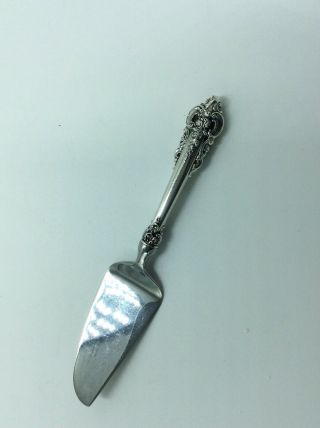 Wallace Grande Baroque Cheese Server,  Sterling Handle