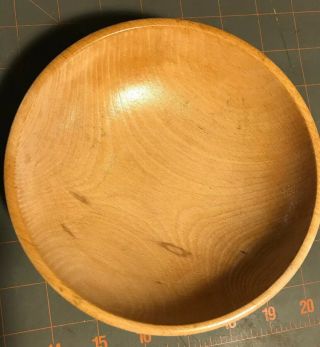 Vintage Old Signed Japan Wood Bowl