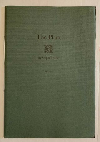 Stephen King The Plant - Part 2 - 1983 Fine Rare