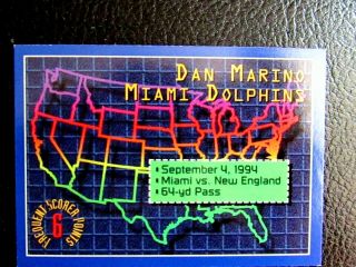 Dan Marino 1994 Topps Frequent Scorer Point Football Card Rare