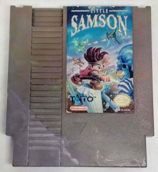 Little Samson Nintendo Nes Cartridge Totally 100 Very Rare