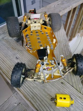Team Associated Rc10 Rare A Stamp Highly Modified Vintage Buggy