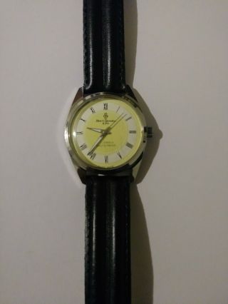 Vintage 1950 " S Swiss Made Henri Sandoz 17 Jewels Hand Wind Mechanical Watch