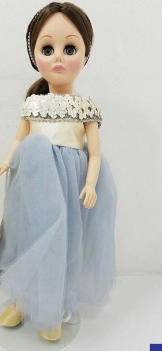 Vintage 1978 Effanbee Doll 1578 Ballerina 15 " Brunette