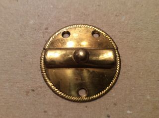 Antique Brass Round Cabinet Box Latch Catch Clasp Case Lock Hinges Hasp