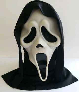 Vintage Ghostface Scream Halloween Mask Rare Easter Unlimited Fun World 9206