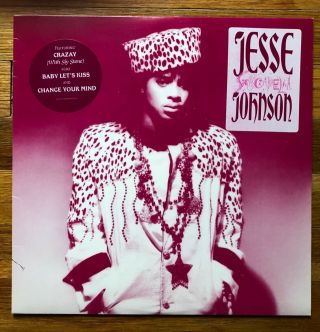 Jesse Johnson Shockadelica Rare Promo Vinyl Lp Record W/ Hype Stickers