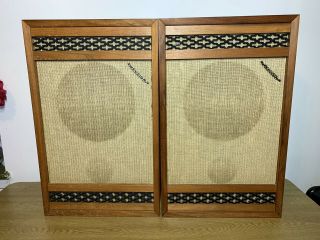 Rare Tannoy Granada Lsu/hf/3lzg/8u Dual Concentric 10 " Gold Monitor Speakers Set