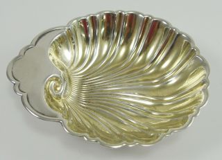 Gorham Sterling Silver Gold Washed Hollowware Nut Dish 10a Pattern 3”