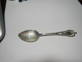 Sterling Silver Souvenir Spoon Peace Treaty Building,  Portsmouth Nh Hampshir