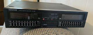 Rare Vintage Kenwood Ge - 800 Home Stereo Graphic Equalizer