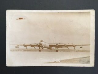 Rare Vintage Convair B - 36 Peacemaker Bomber Airplane Postcard 1950s