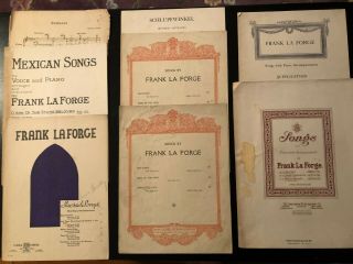 Frank La Forge - Antique Sheet Music - 8 Songs And Piano Solo