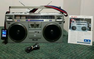 Vintage Jvc Rc - M70w Boombox Ghetto Blaster (bundle - Deal Rare &)