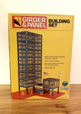 Vintage 1977 Kenner Girder And Panel Building Set 72030
