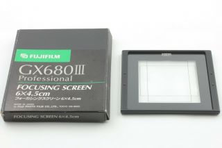 【 " Rare ",  】fujifilm Gx680 Iii Pro Focusing Screen 6x4.  5 From Japan