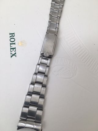 Rare 1968 Rolex Big Crown 19mm Steel Oyster Band Bracelet For Daytona 6239 6263