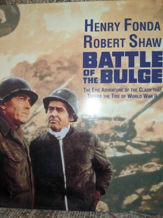 Battle Of The Bulge 2 - Laserdisc Ld Widescreen Format Very Rare Great Film