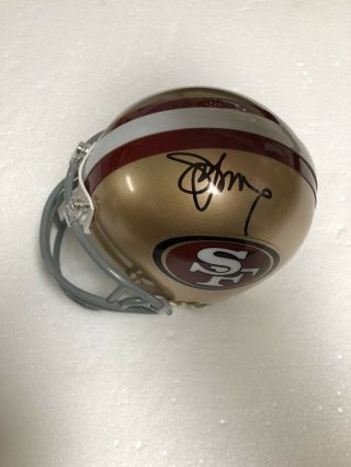 Steve Young Signed San Francisco 49ers Mini Helmet Jsa Autographed Rare Byu