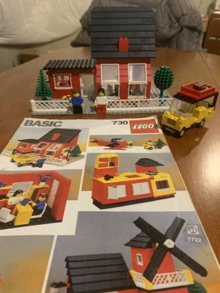 Vintage Lego Universal 730 Basic Building Set 100 Complete With Instructions