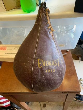 Antique Everlast Punching Bag