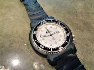 Vintage Rare Quiksilver QSE240 300M Dive Diver Watch Band Jumbo Case 2