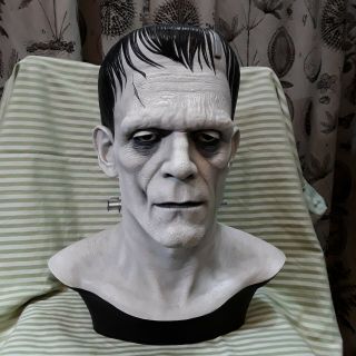 Rare Authentic Miles Teves Resin Boris Karloff 1:1 Frankenstein Monster Bust