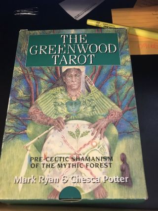 The Greenwood Tarot Set 1996 Book And Cards,  Box,  Rare Set
