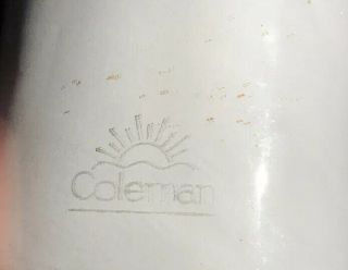 Vintage 40’s 50’s Coleman Lantern Globe Sunrise 220 228 Glass Pyrex S/h