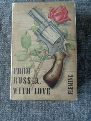 Rare 1957 First Edition - From Russia With Love - Ian Fleming - 1st Print In Dj