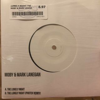 Moby And Mark Lanegan Rsd 2013 Single 7 " Only 500 Made The Lonely Night Rare