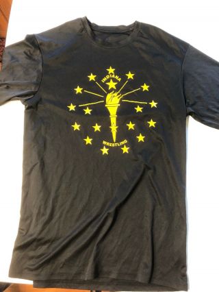 Collectible Rare Indiana Wrestling Shirt Size Medium Apparel
