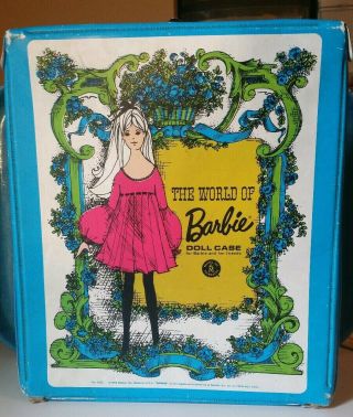 Vintage 1968 Mattel The World Of Barbie Doll Case