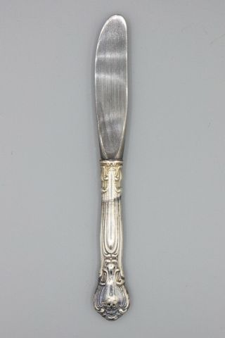 Gorham Chantilly Sterling Silver Modern Hollow Butter Spreader Knife – 6 1/4 "