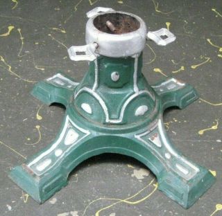 Antique Cast Iron Christmas Tree Base Stand For Up To 2 In.  Trunks