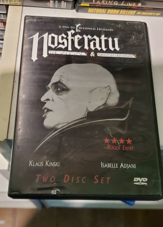 Nosferatu: The Vampyre (dvd,  2 - Disc Set) Klaus Kinski Anchor Bay Rare Oop