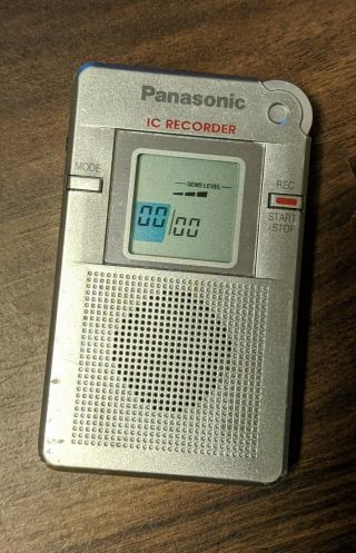 Rare Panasonic Rr - Dr60 Japanese Voice Recorder - Evp Recorder - Emf Incld.