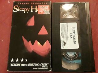[sleepy Hollow High] 2000.  Horror.  Vhs.  [rare] Checked.