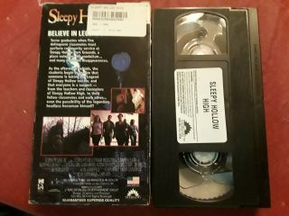 [Sleepy Hollow High] 2000.  Horror.  Vhs.  [Rare] Checked. 2